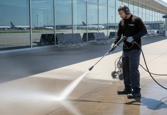 Concrete Pressure Washing