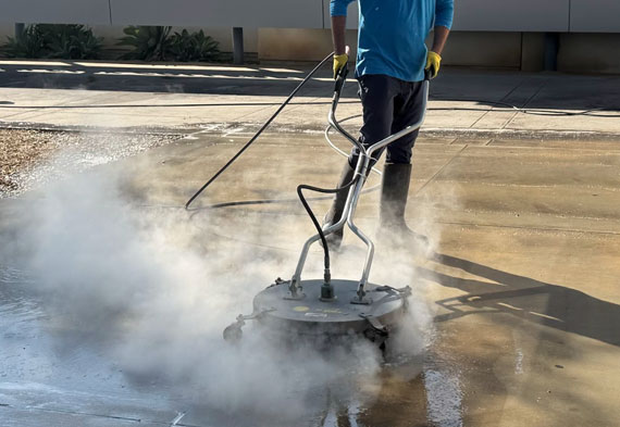 Hot Water & Steam Pressure Washing